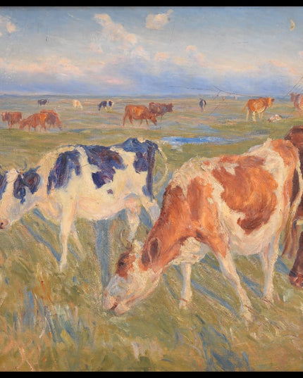 Grazing Cows on the Island of Saltholm