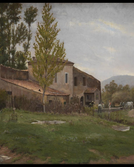 Isola del Liri, Italy. Overcast Day