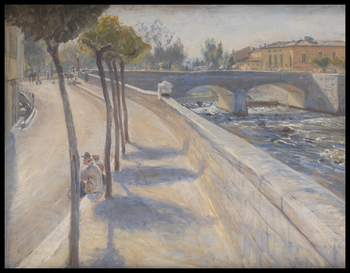 The River Liri, Italy