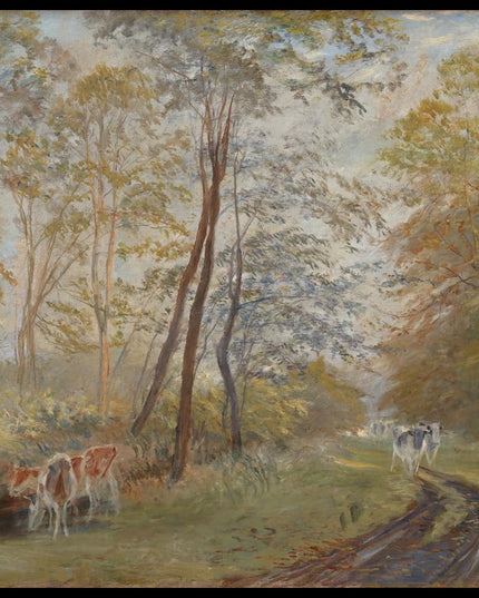 The River Sorteaa near Mejlgaard Manor, Jutland