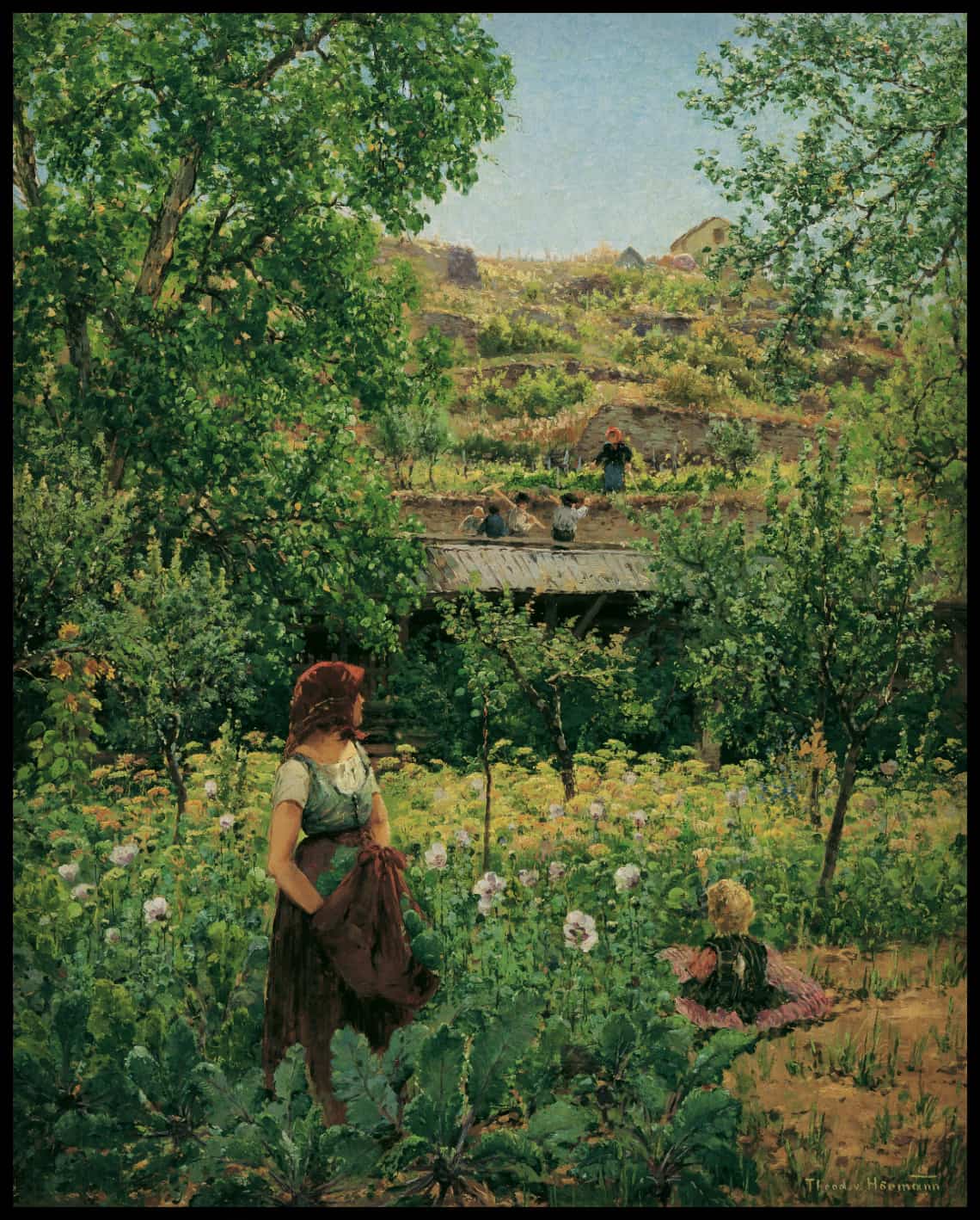 Girl in the poppy