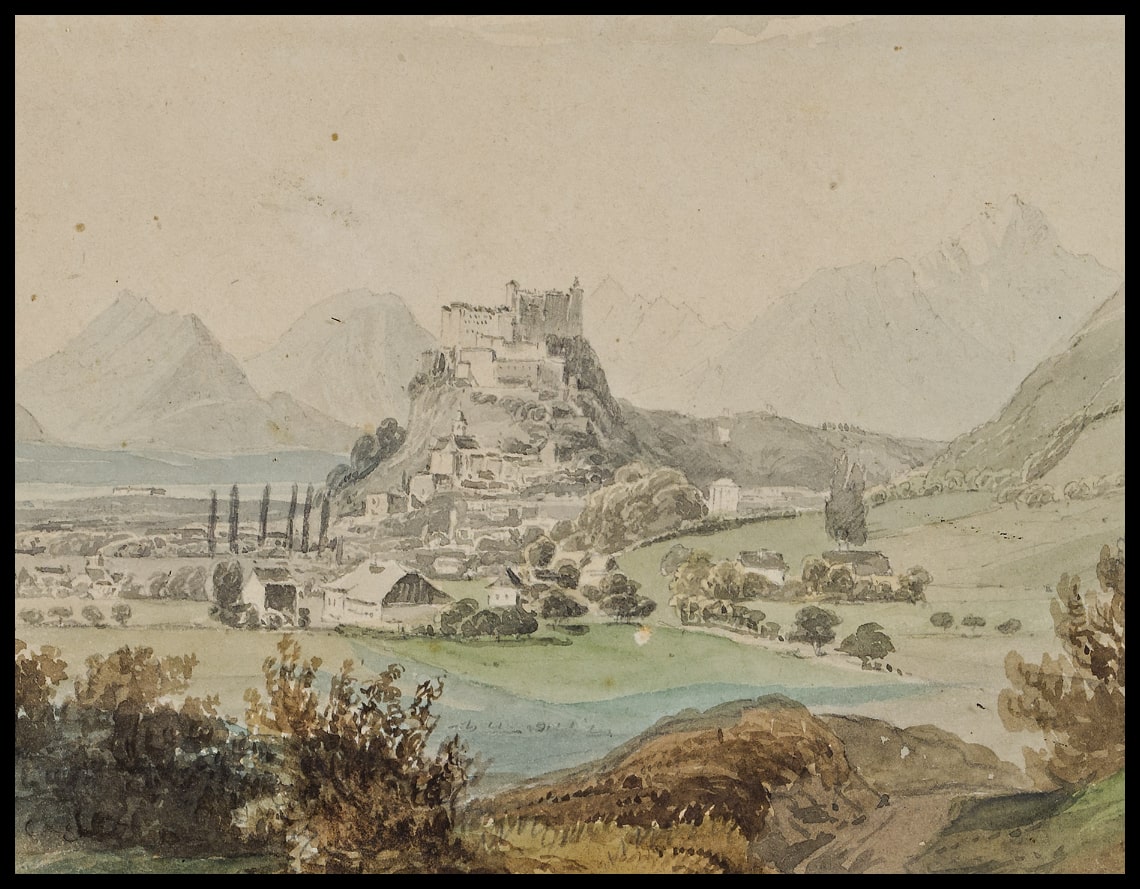 Blick auf Salzburg