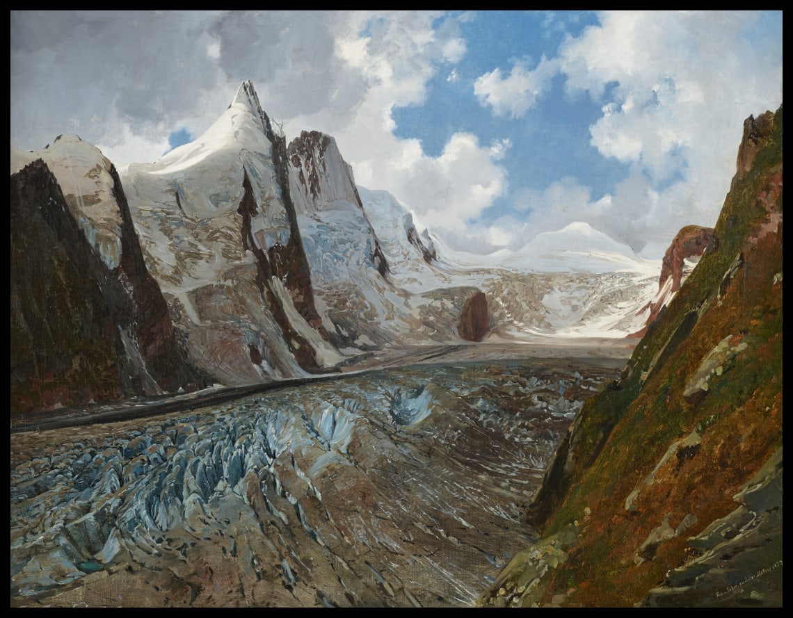 Der Großglockner mit der Pasterze