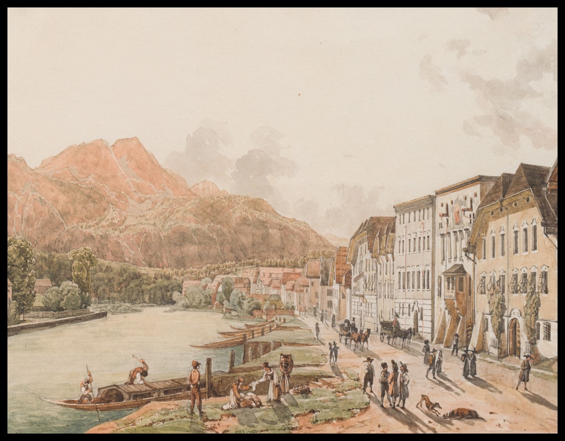 Die Esplanade in Bad Ischl
