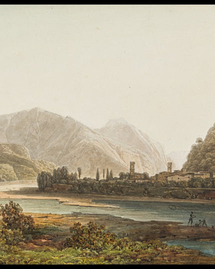 Flußtal des Serchio bei Lucca