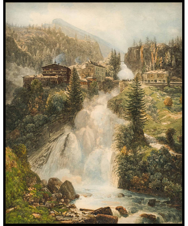 Gastein mit dem Wasserfall