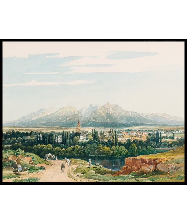 Schloss Lomnitz und die Tatra in Ungarn