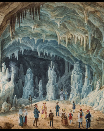 St. Stefans-Säule in der Adelsberger Grotte