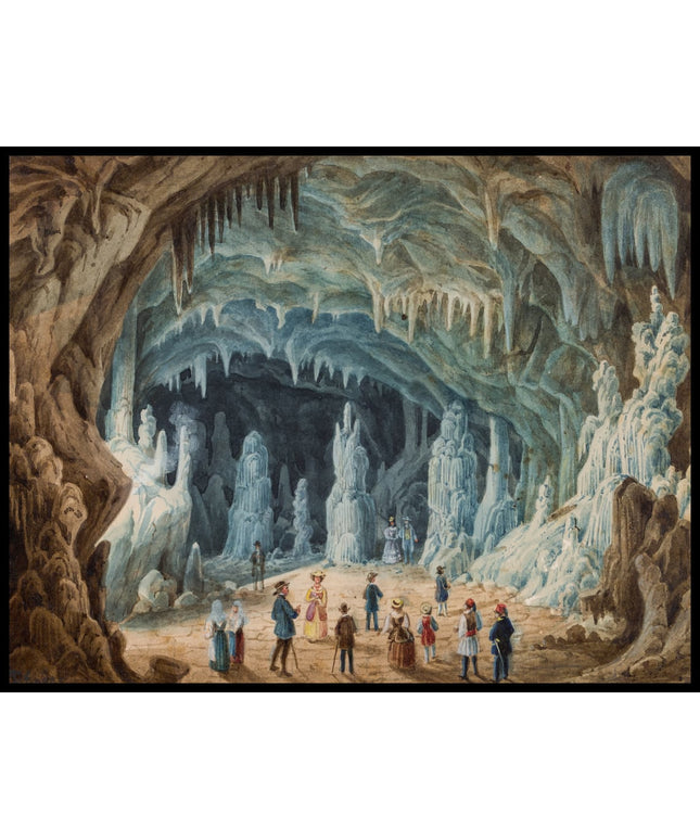 St. Stefans-Säule in der Adelsberger Grotte