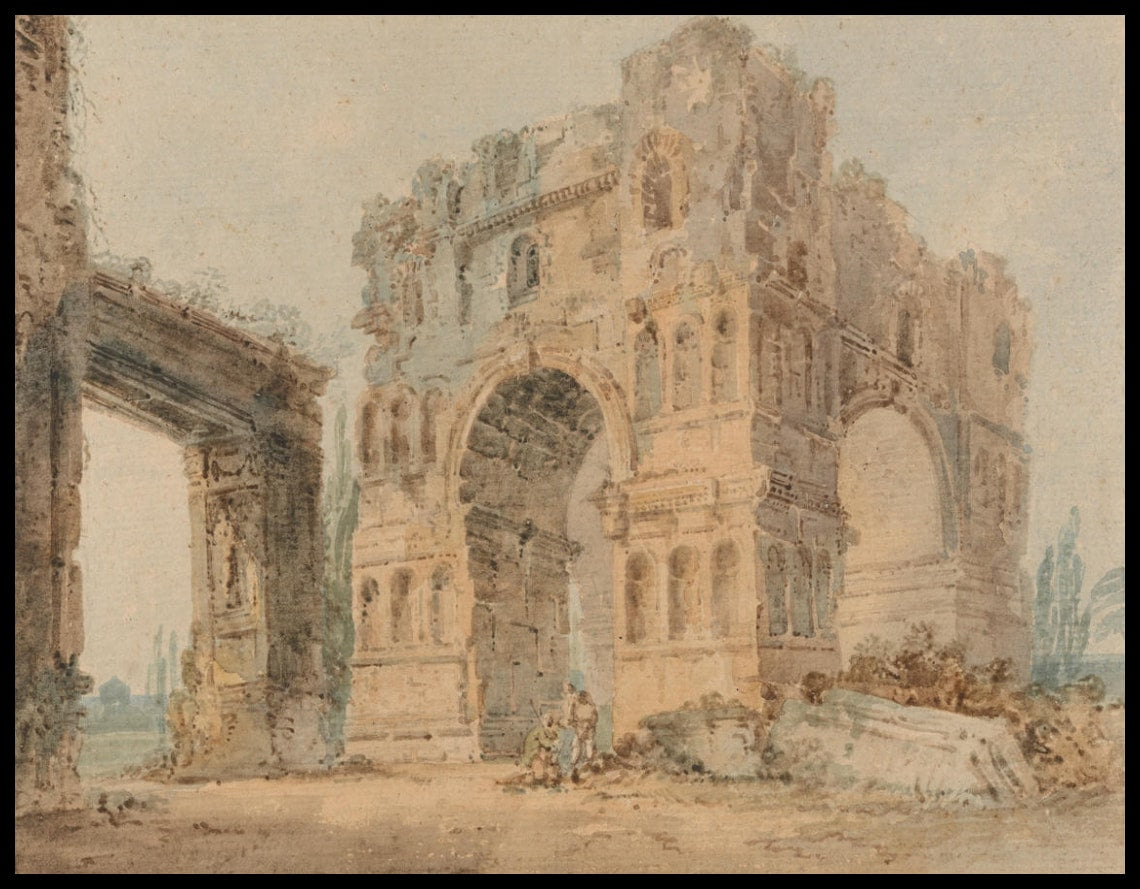 Arch of Janus, after Piranesi