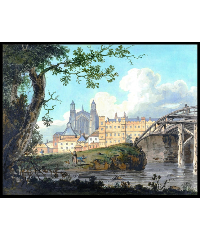 Eton College from Datchet Road