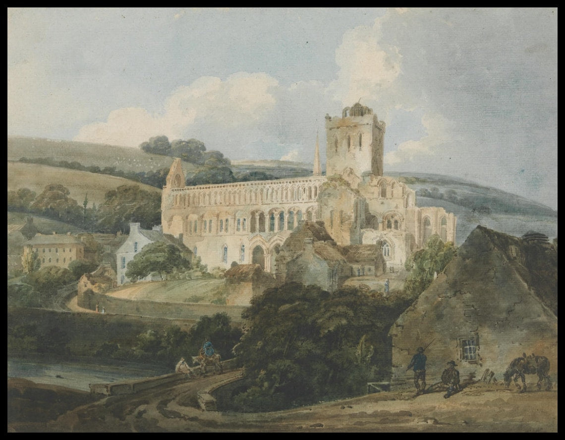 Jedburgh Abbey from the South East