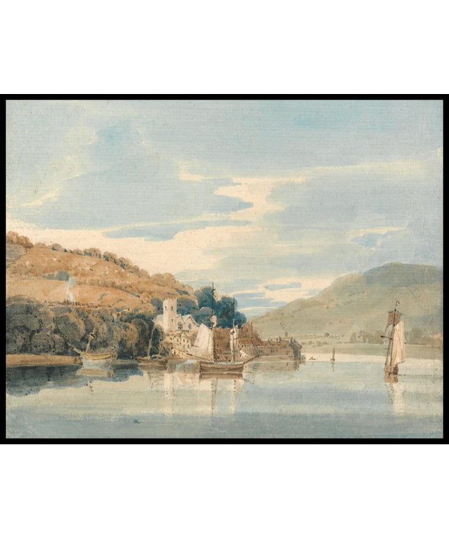 Kingswear Seen from Dartmouth, Devon