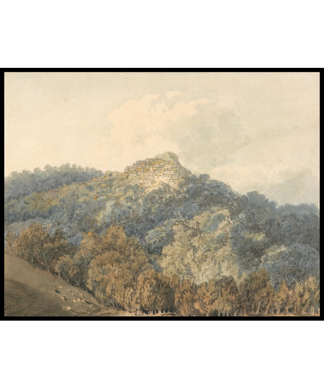 Rocca del Papa, with Monte Cavo