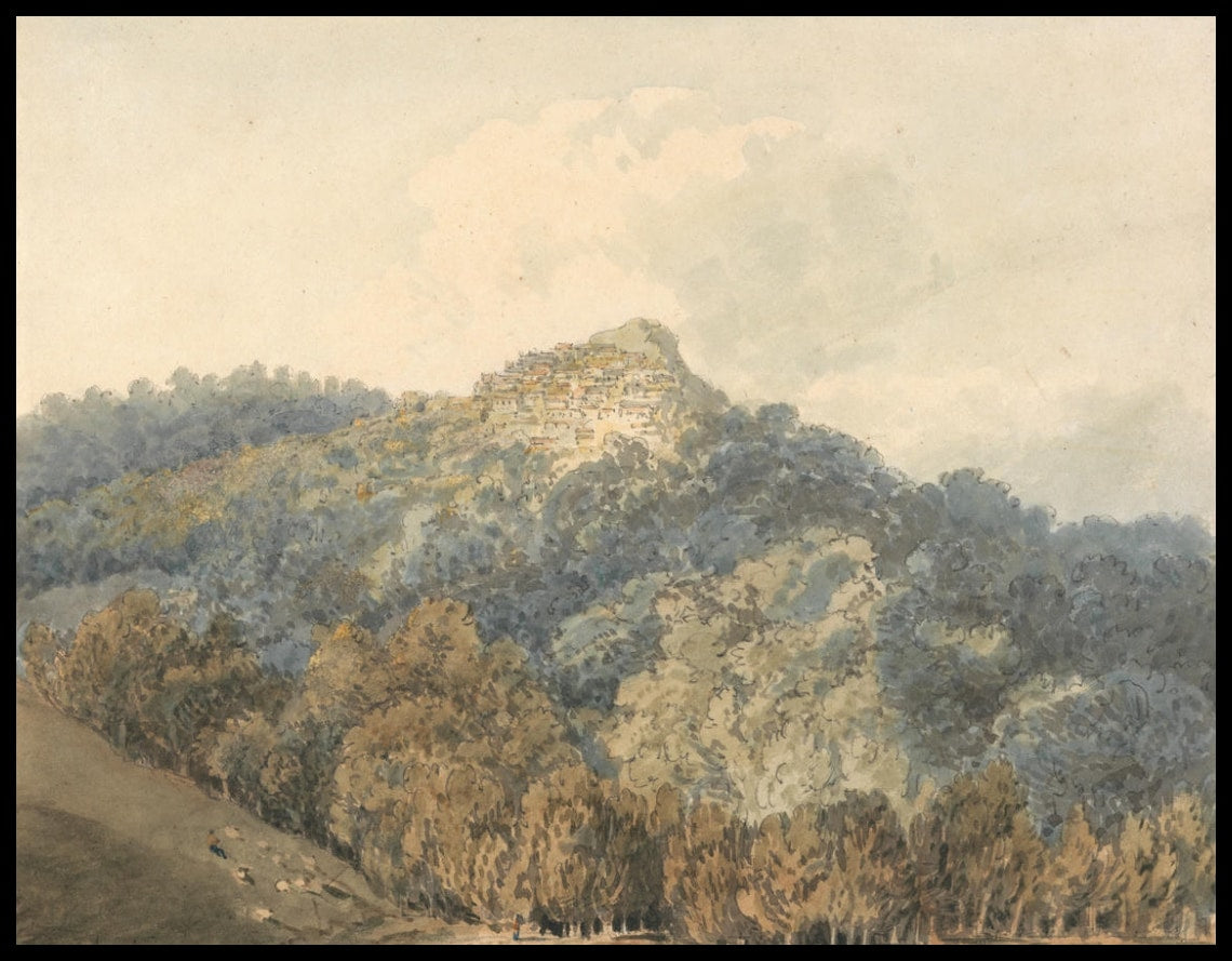 Rocca del Papa, with Monte Cavo