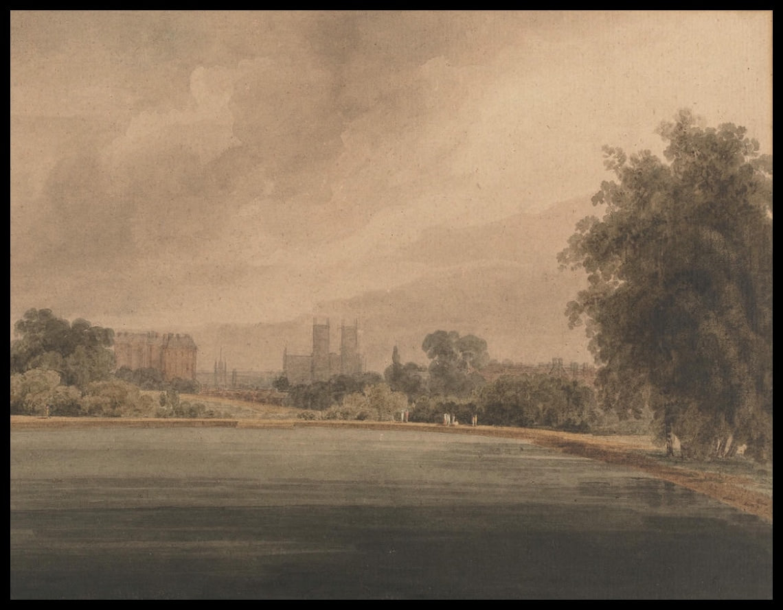 Saint James Park with a View of Westminster Abbey