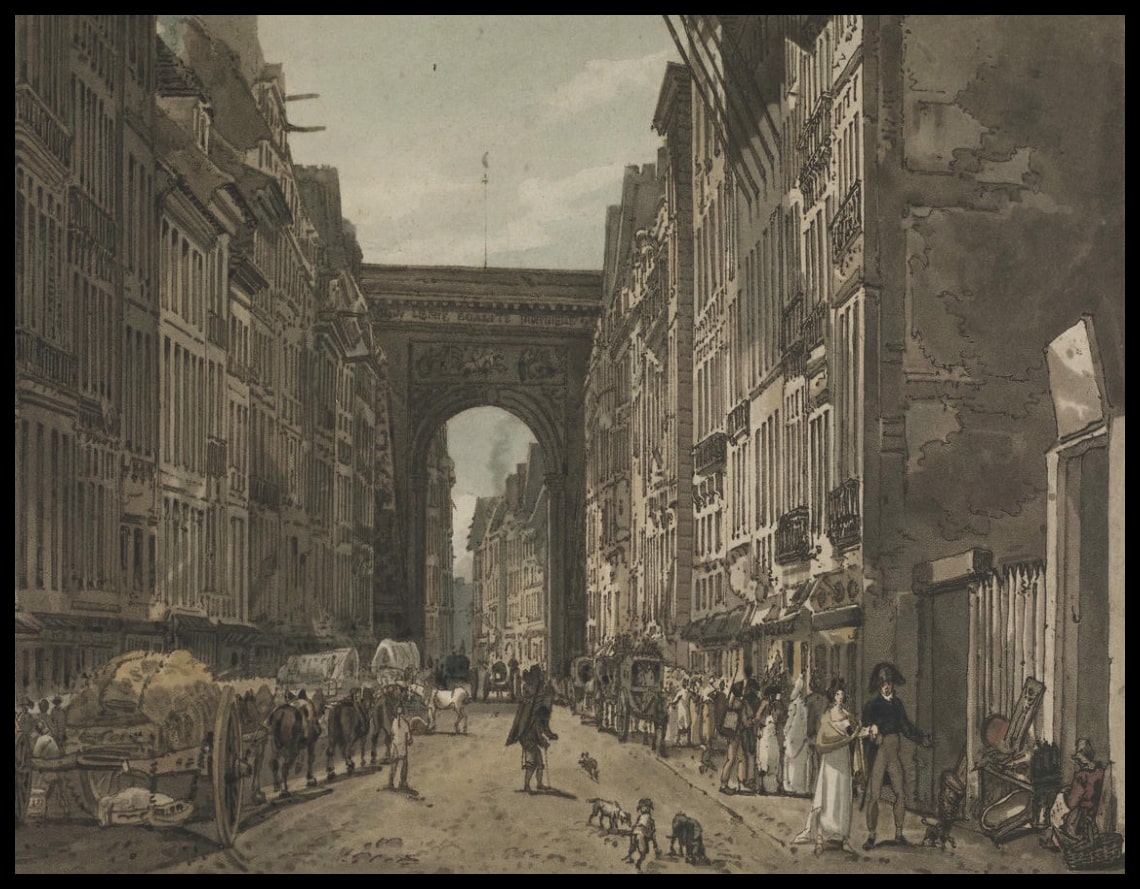 View of the Gates of Saint Denis