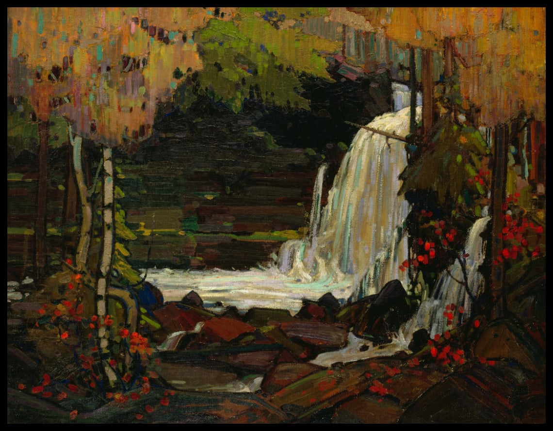 A R. Thomson Poster Tom Thomson Poster - Woodland Waterfall – Betterposter