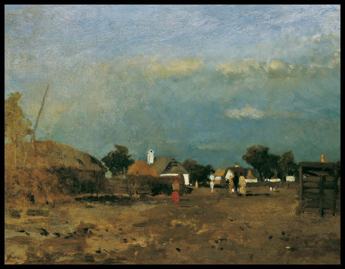 Landschaft in der Puszta