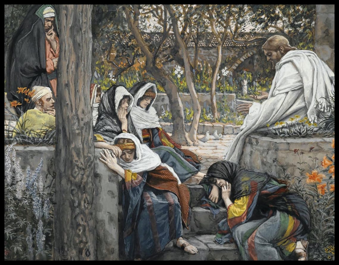 Jesus Mary Magdalene and Martha at Bethany