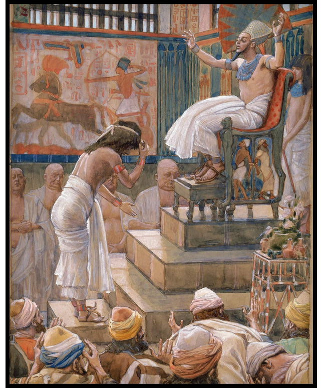 Joseph and His Brethren Welcomed by Pharaoh