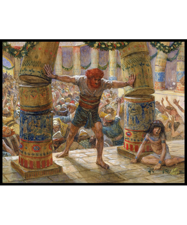 Samson Puts Down the Pillars
