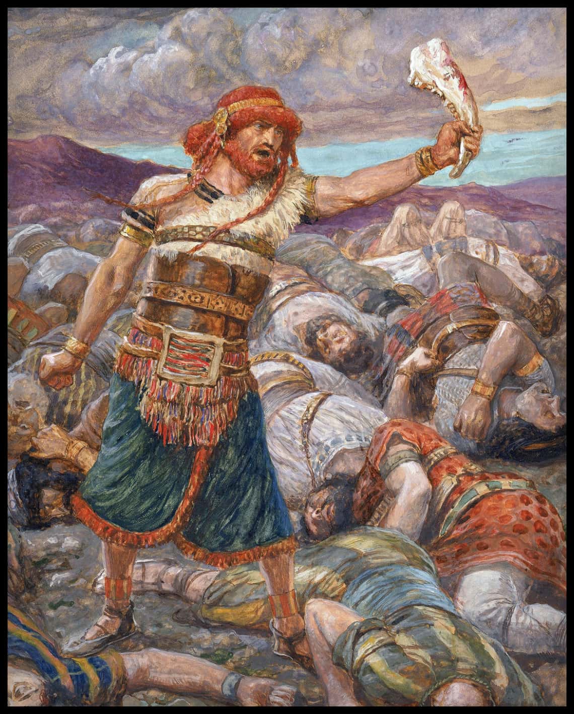 Samson Slays a Thousand Men (Samson frappe un millier d'hommes)