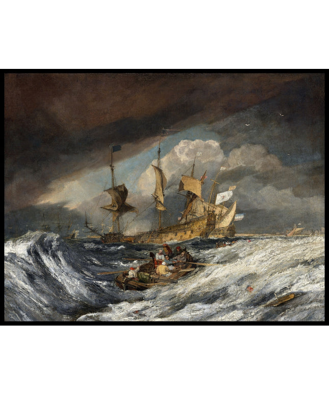 Boats Carrying Out Anchors