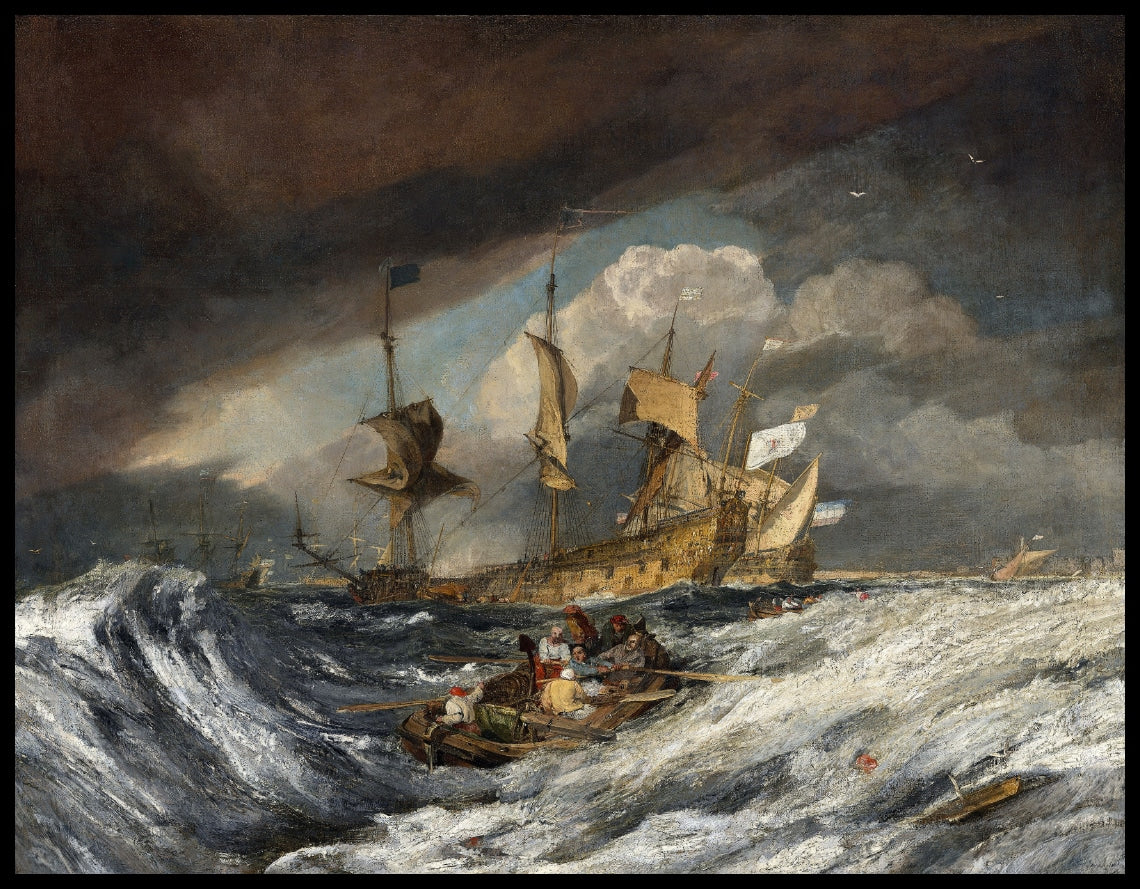 Bateaux Carrying Out Anchors