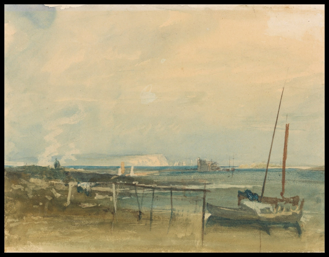 White Cliffs And Boats