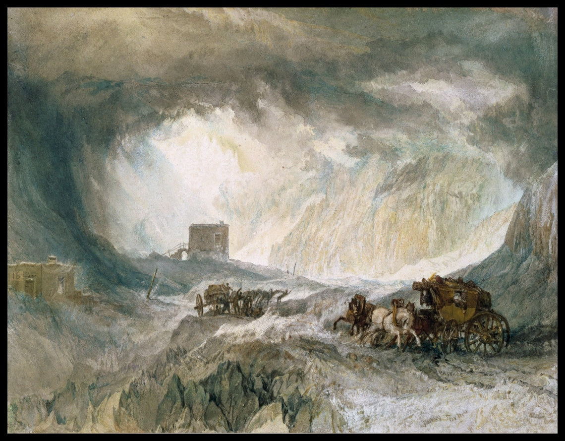 Snowstorm Mont Cenis