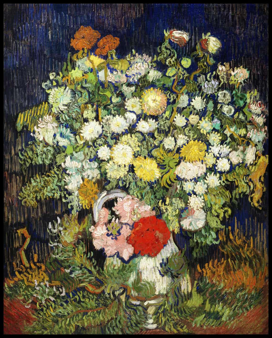 Bouquet of flowers in a vase
