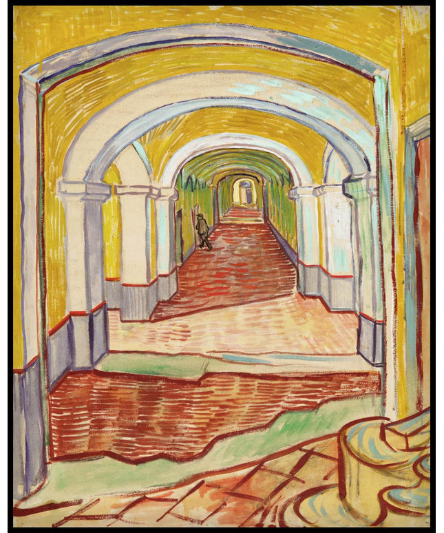 Korridor im Hospital Saint-Paul