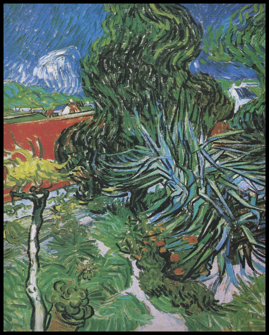 The garden of Doctor Gachet in Auvers