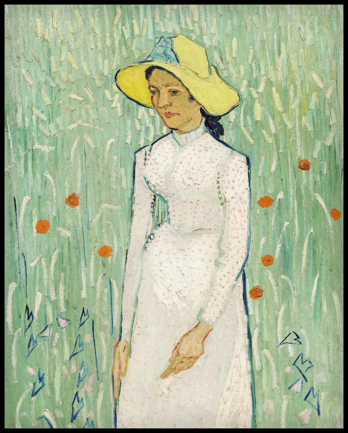 Girl in white