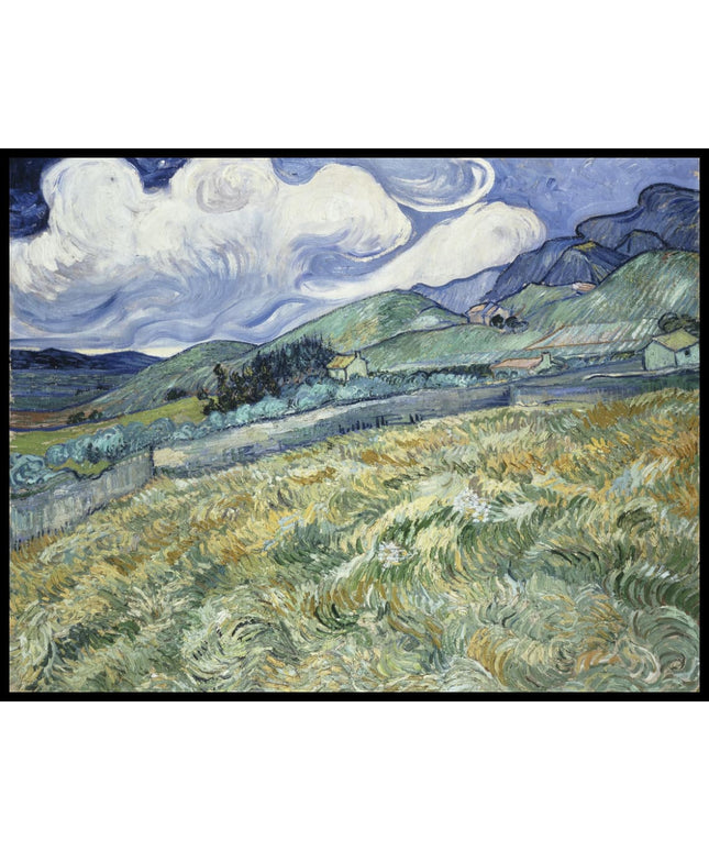 Berglandschaft hinter dem Hospital Saint-Paul