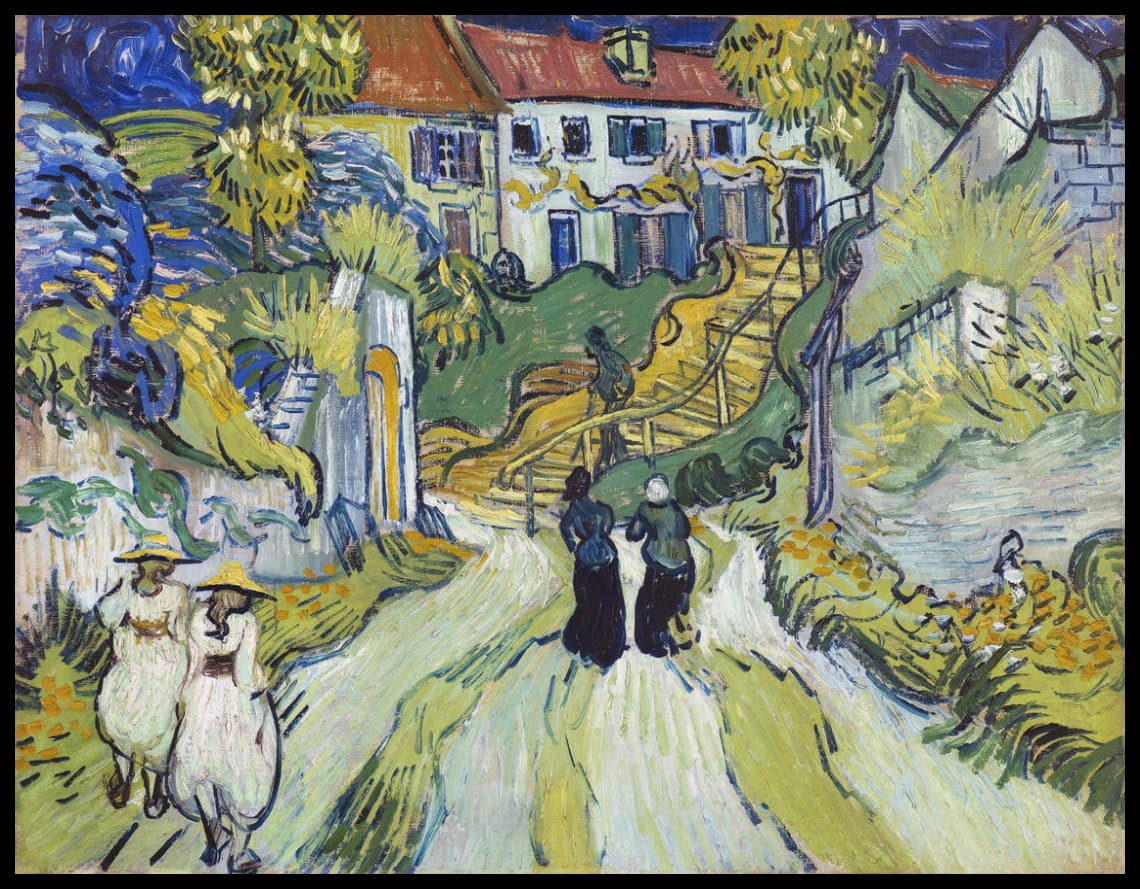 Stairway at Auvers