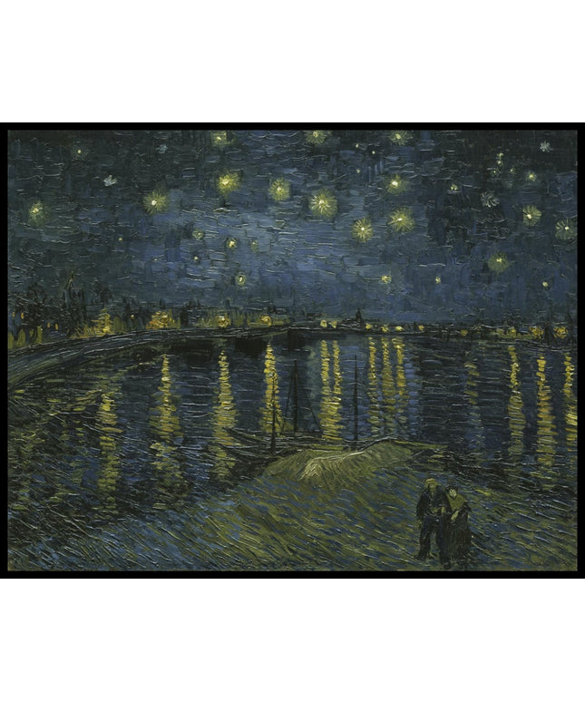 Sternennacht über der Rhone