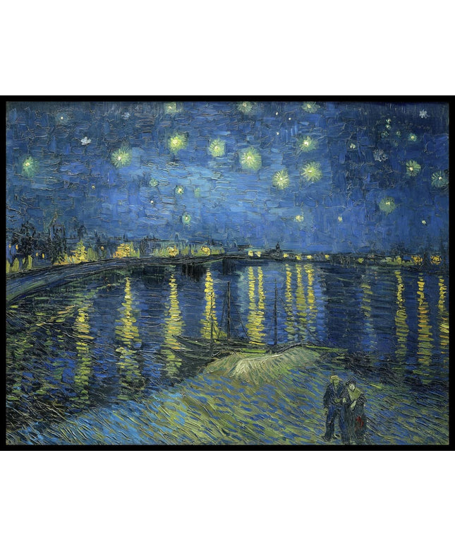 Sternennacht über der Rhone