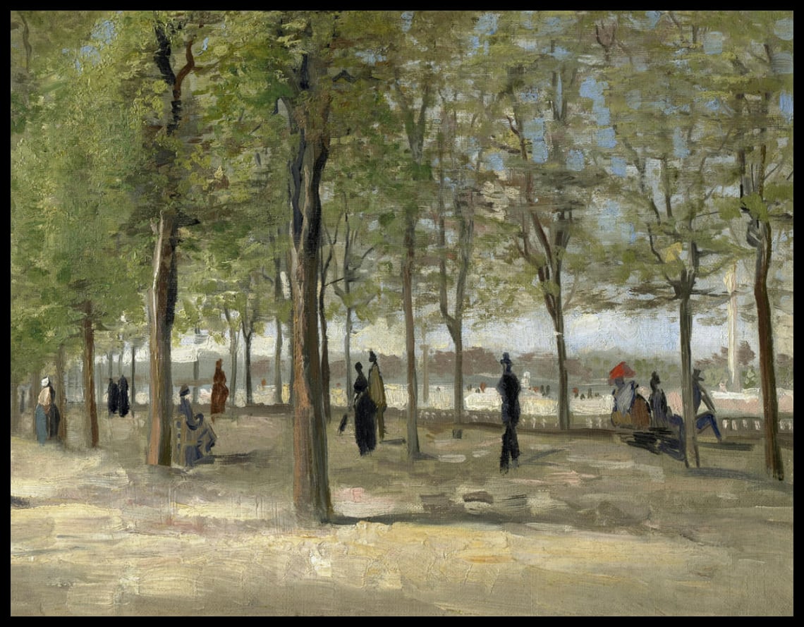 Terrace in the Luxembourg Garden