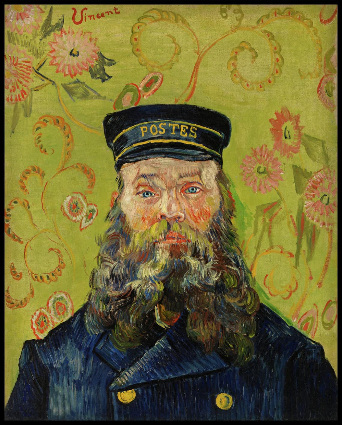 Portrait of the letter carrier Joseph Roulin