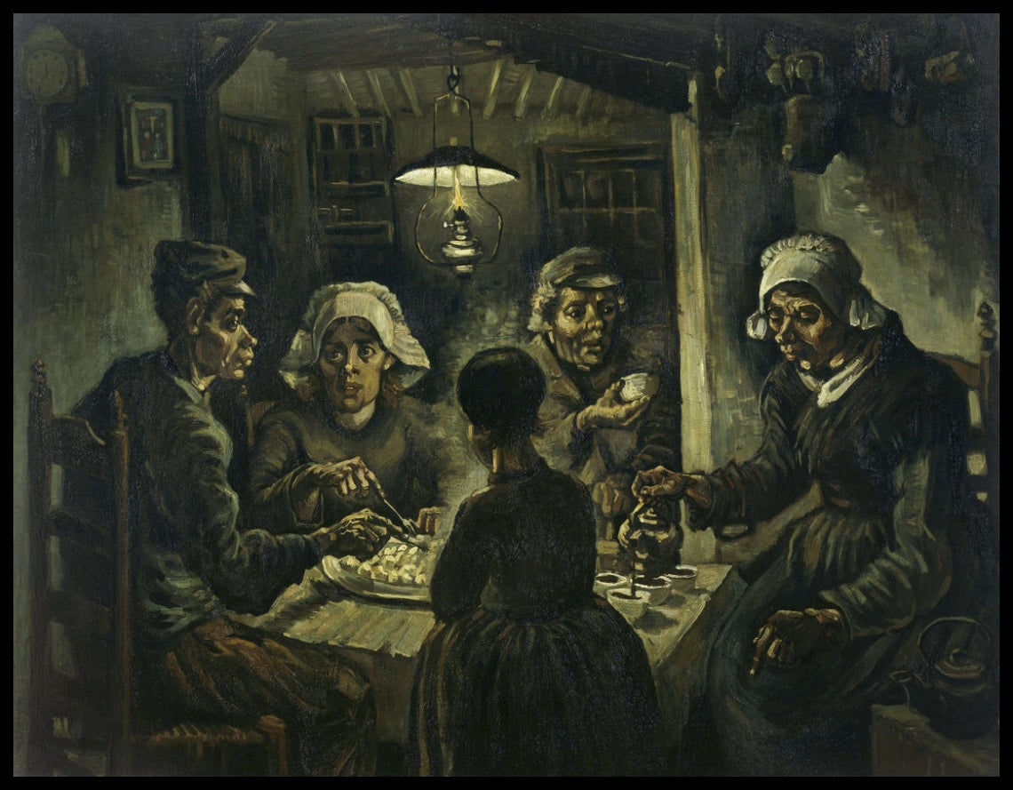 The potato eaters