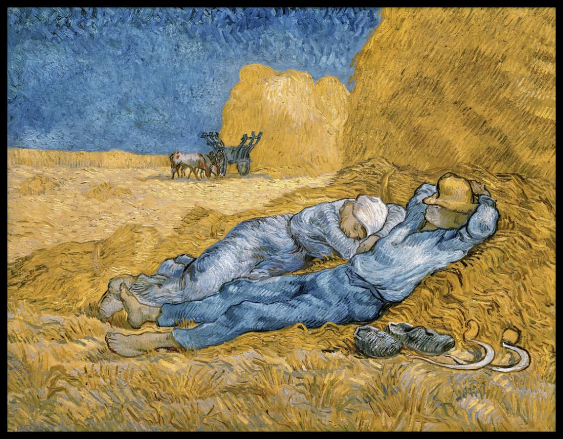 La sieste selon Millet