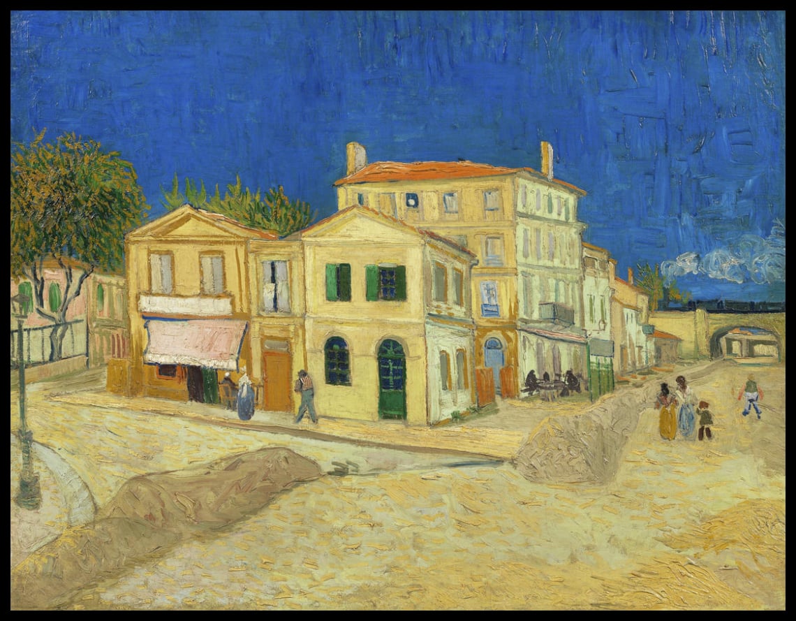 The yellow house