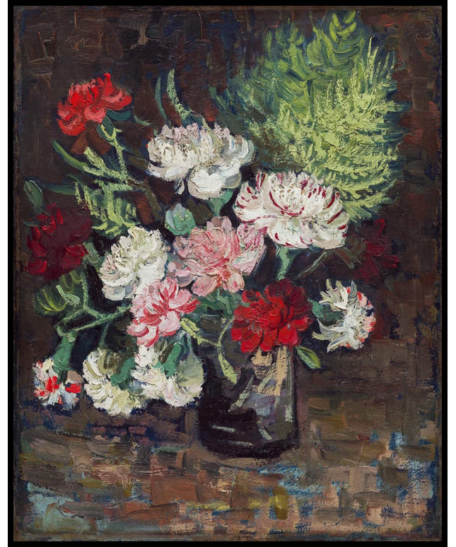 Stillleben mit Nelken