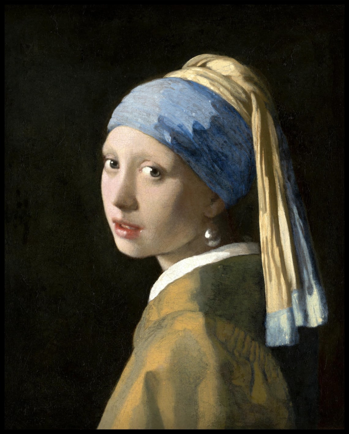 La fille à la boucle d'oreille en perle