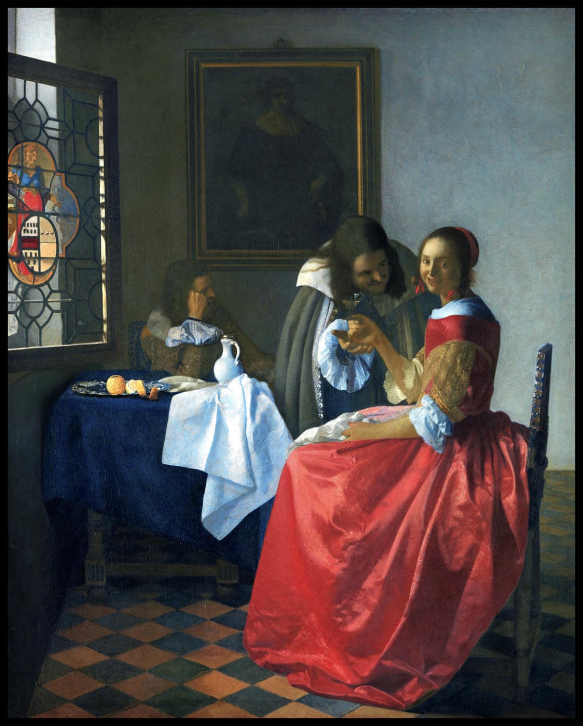 La fille au verre de vin