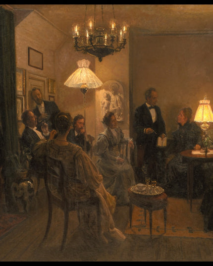 An Evening Party in the Artist's Home