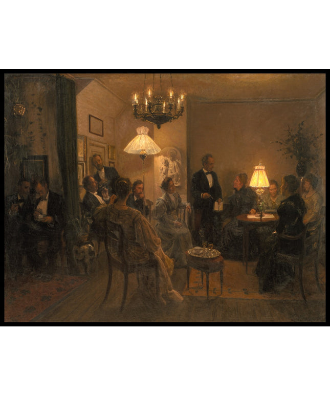 An Evening Party in the Artist's Home