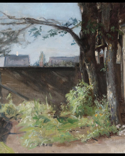 En solrig forhave i Dragør